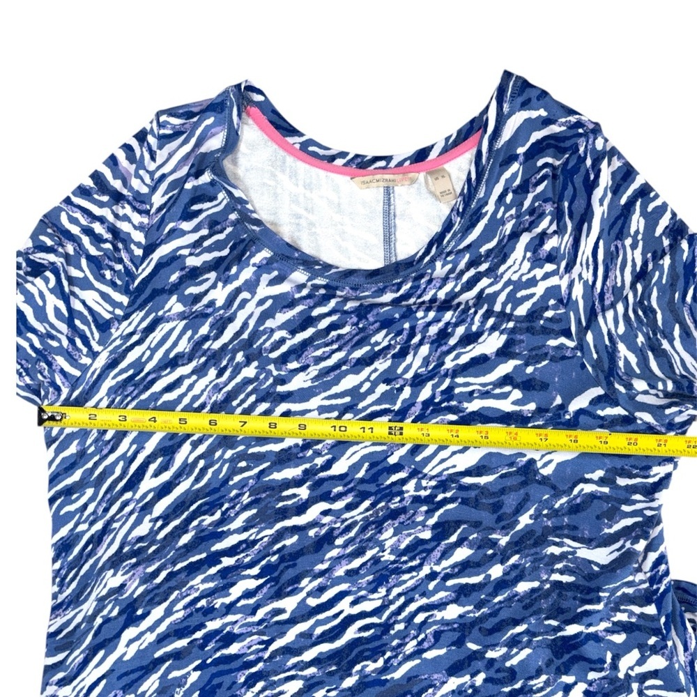 Isaac Mizrahi Live‎ Soho Baby French Terry Zebra Print Swing Dress Women Size XL - Picture 5 of 15